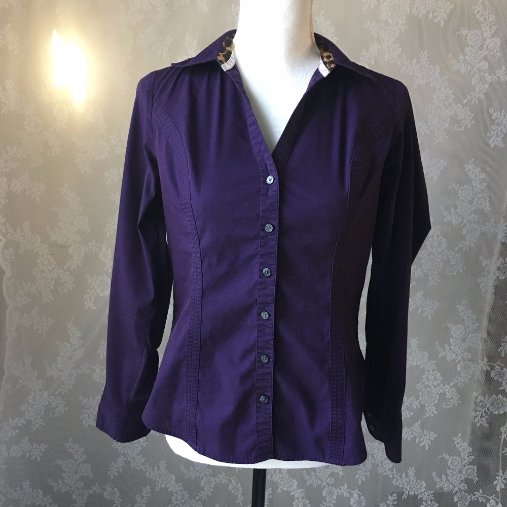 Express Essential Shirt Purple Size S